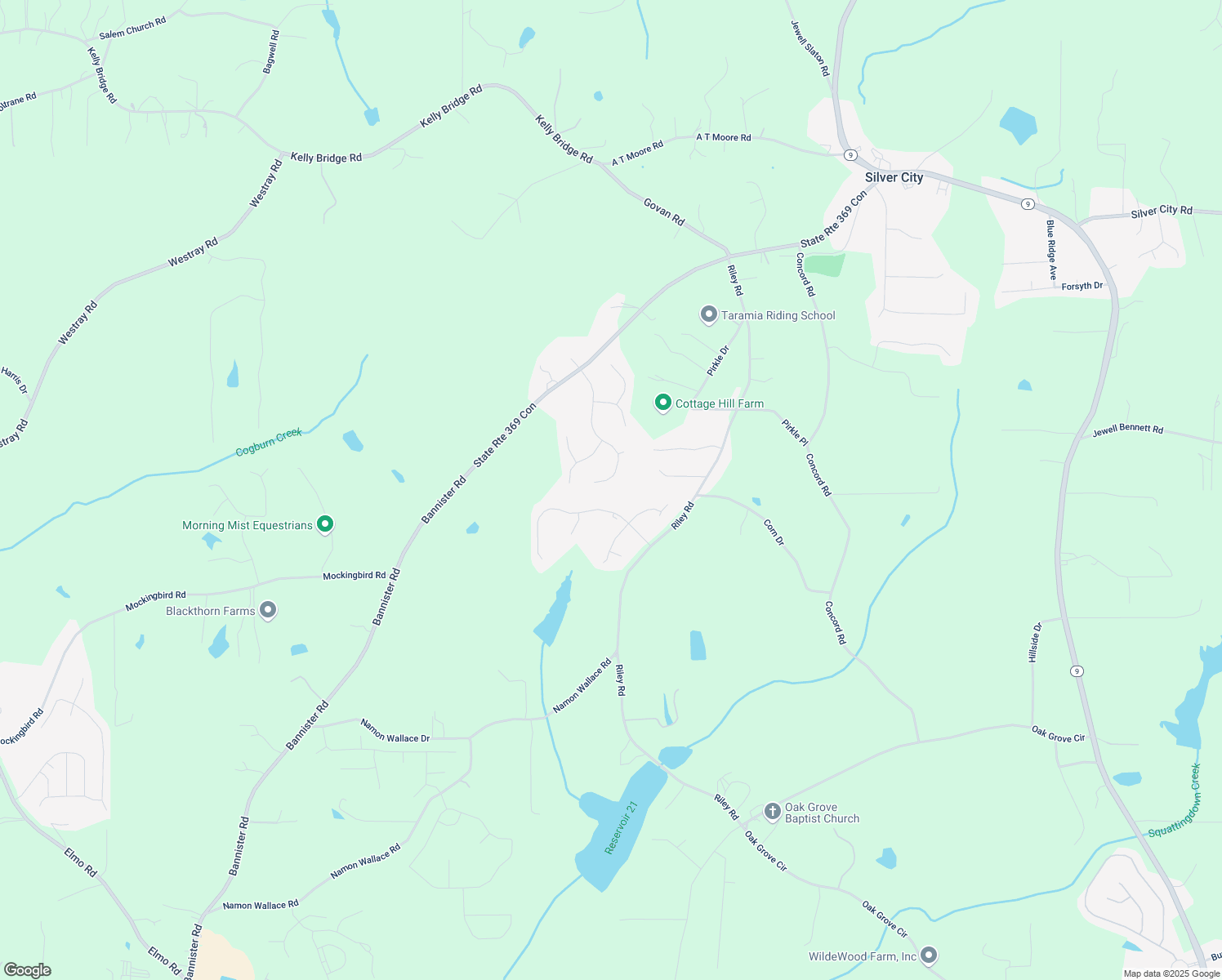 map of restaurants, bars, coffee shops, grocery stores, and more near 7155 Bannister Park Lane in Cumming