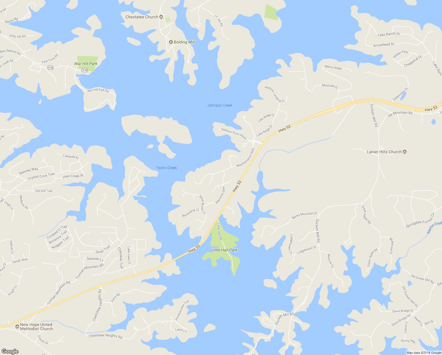 map of restaurants, bars, coffee shops, grocery stores, and more near 3472 Maritime Glen in Gainesville