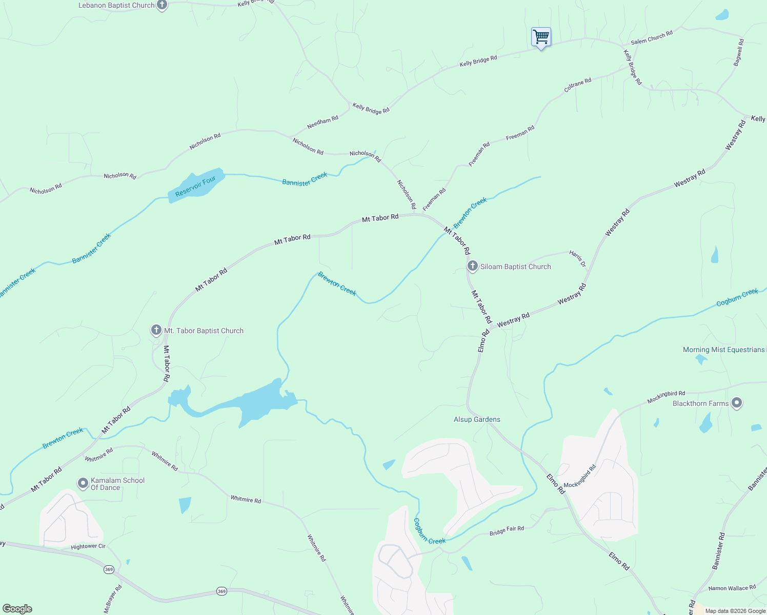 map of restaurants, bars, coffee shops, grocery stores, and more near 7015 Shane Lane in Cumming