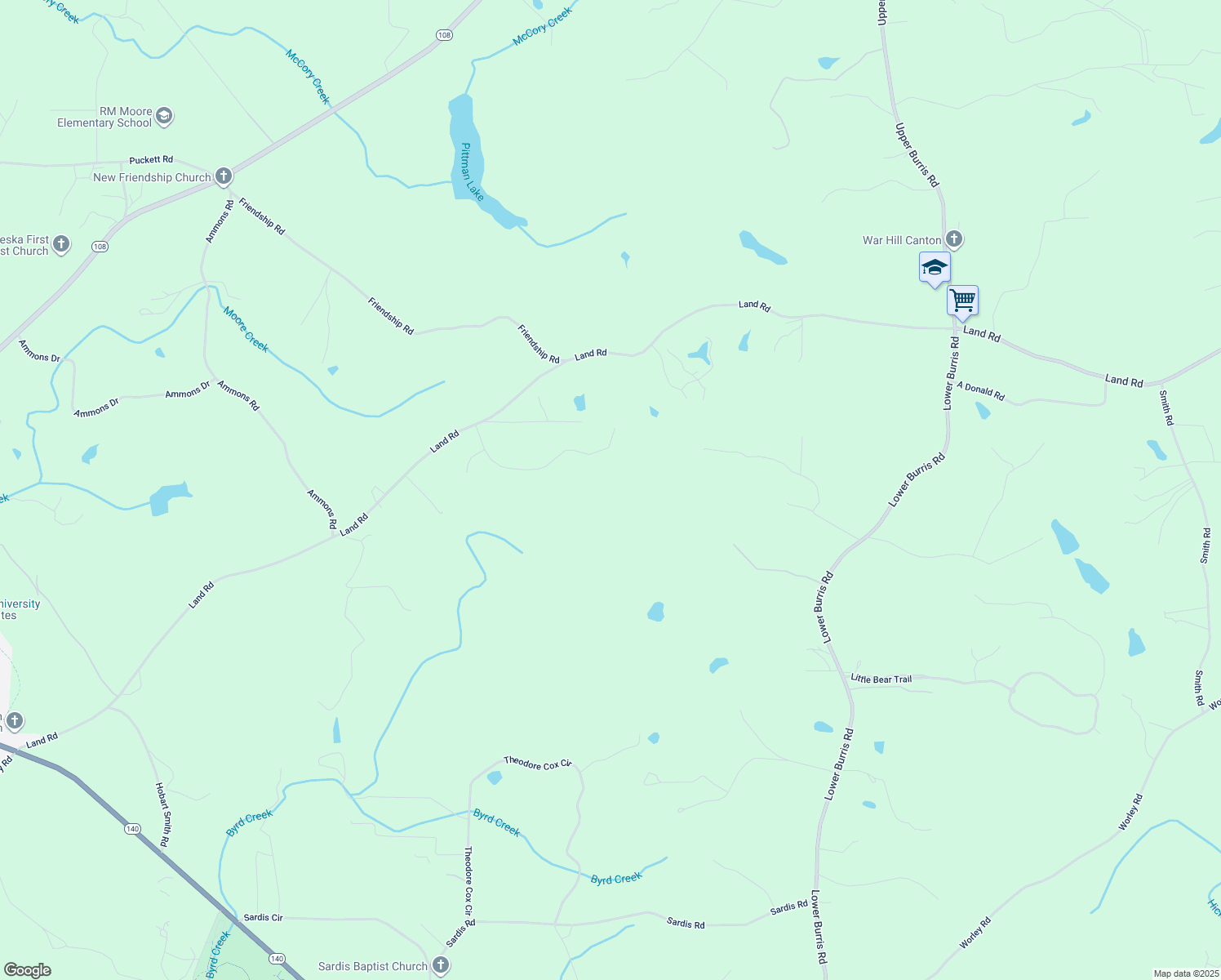 map of restaurants, bars, coffee shops, grocery stores, and more near 146 Bridle Ridge Lane in Canton