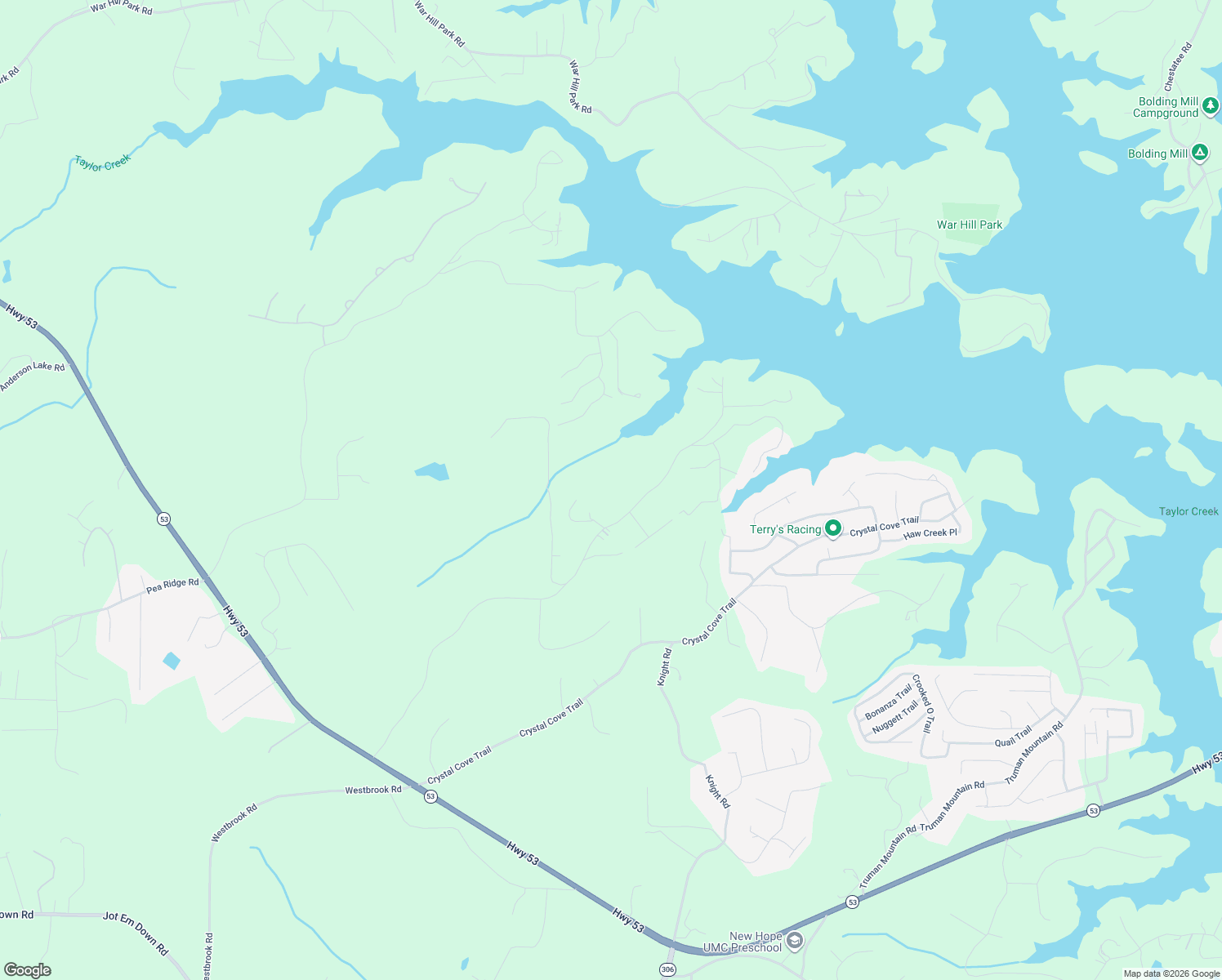 map of restaurants, bars, coffee shops, grocery stores, and more near 6285 Julian Road in Gainesville