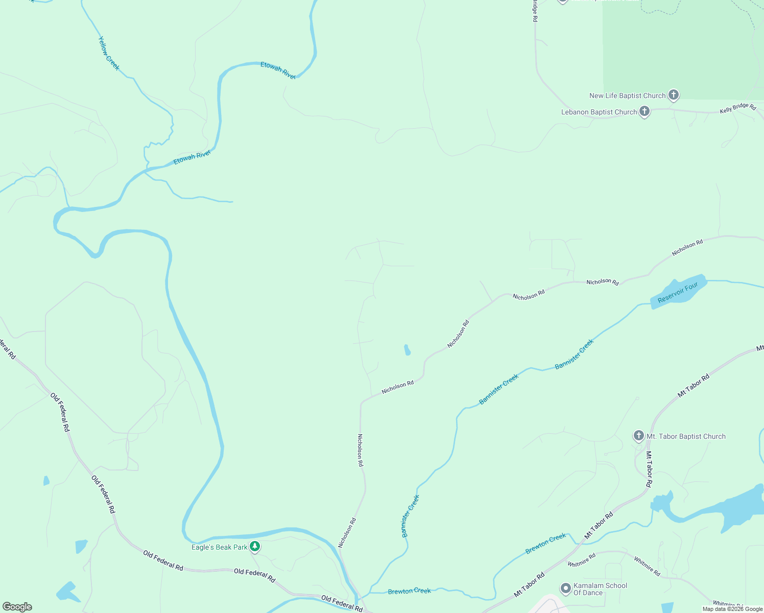map of restaurants, bars, coffee shops, grocery stores, and more near 9070 Woodland Tree Lane in Cumming