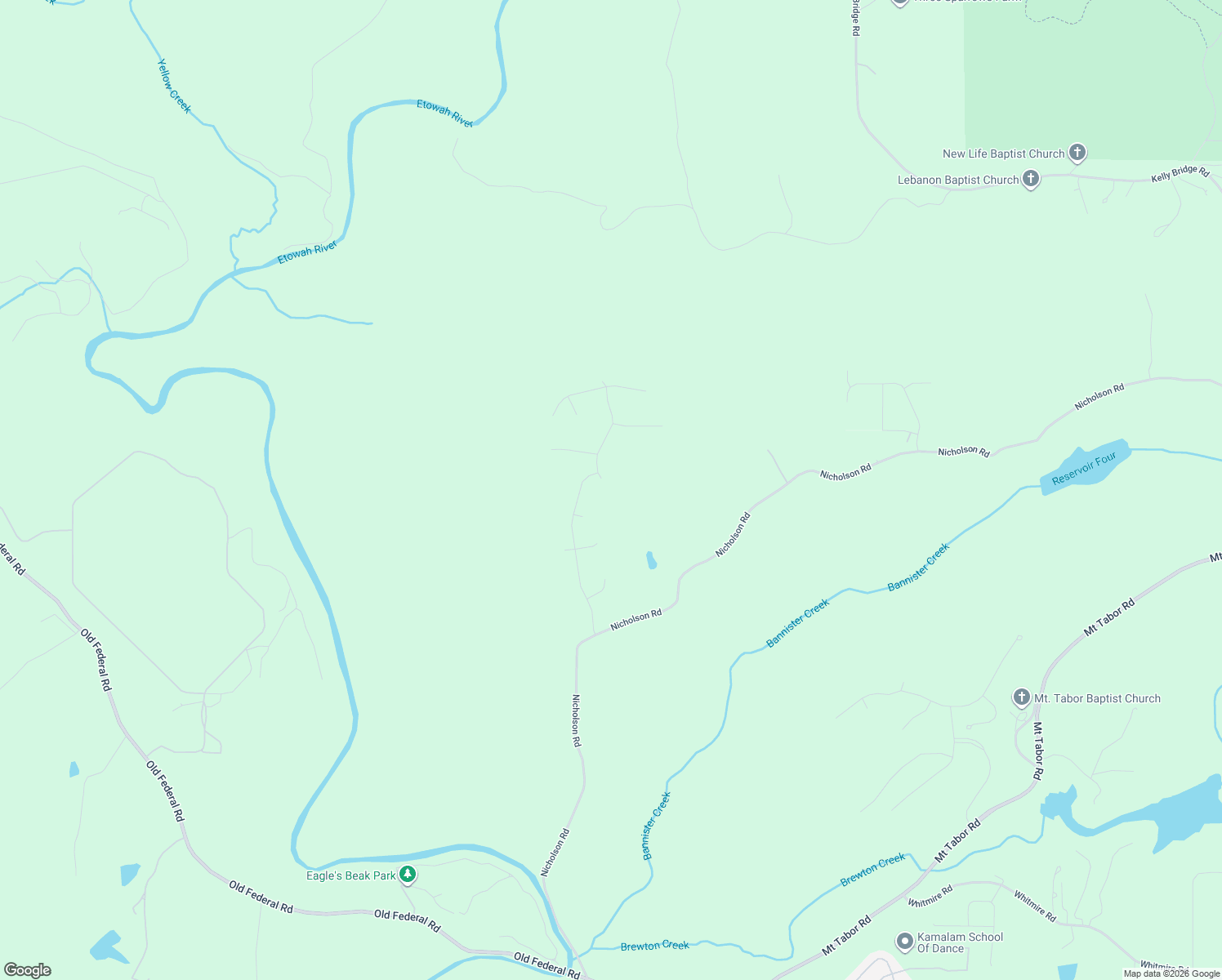 map of restaurants, bars, coffee shops, grocery stores, and more near 9070 Woodland Tree Lane in Cumming