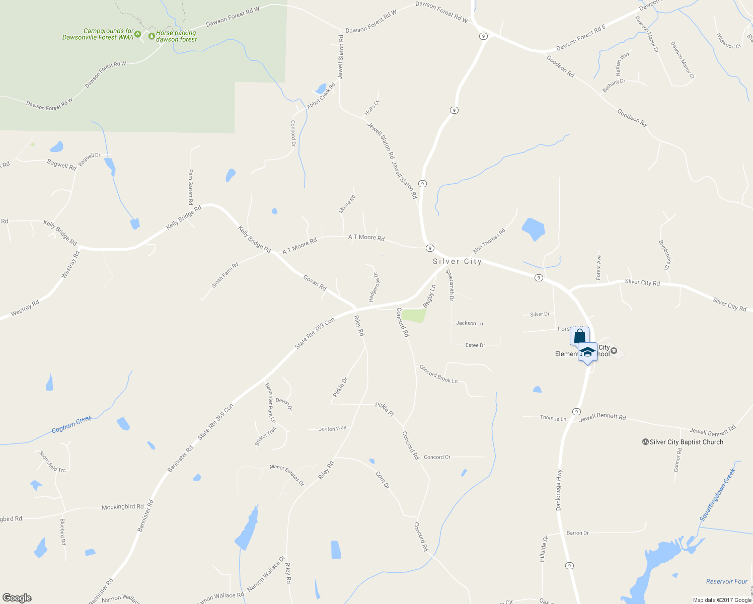 map of restaurants, bars, coffee shops, grocery stores, and more near 7270 Hedgerose Drive in Cumming