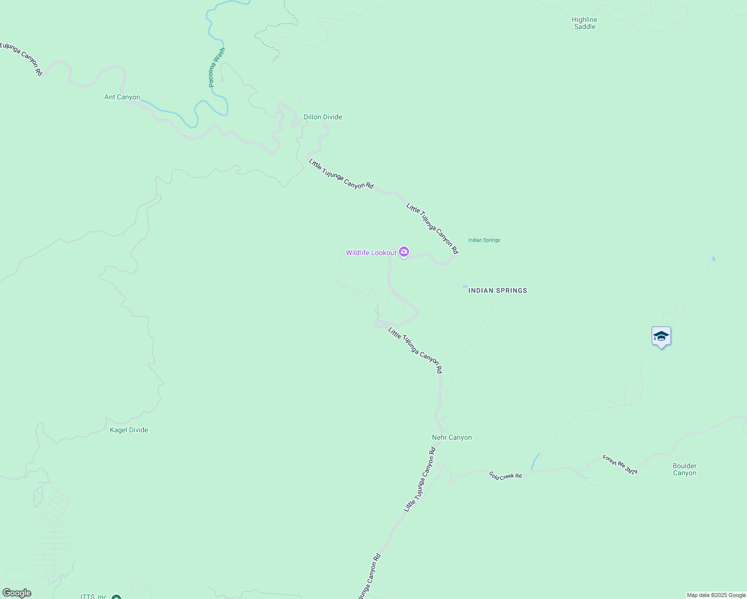 map of restaurants, bars, coffee shops, grocery stores, and more near 14831 Little Tujunga Canyon Road in Los Angeles County