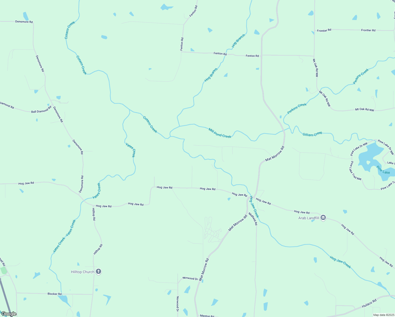 map of restaurants, bars, coffee shops, grocery stores, and more near 210 Edmonton Lane in Arab