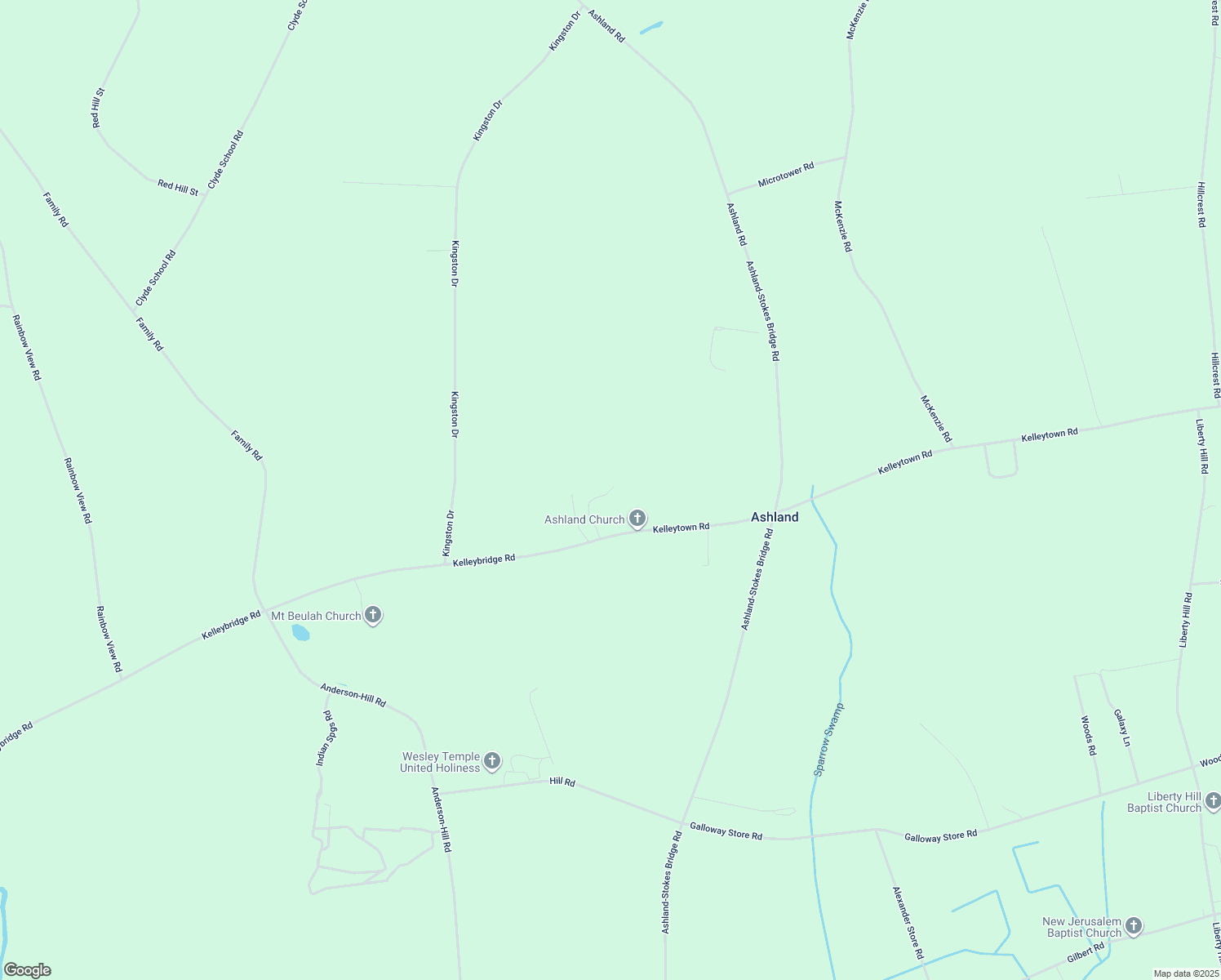 map of restaurants, bars, coffee shops, grocery stores, and more near 593 Kelleybridge Road in McBee