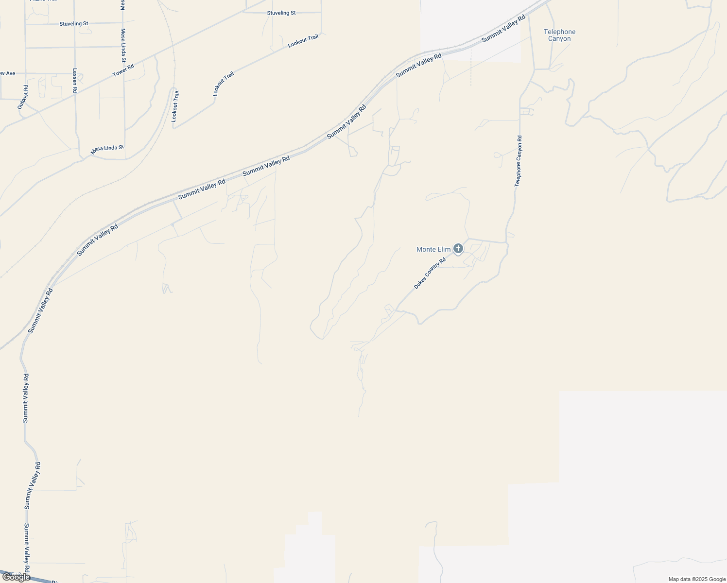 map of restaurants, bars, coffee shops, grocery stores, and more near Starlight Drive in Hesperia