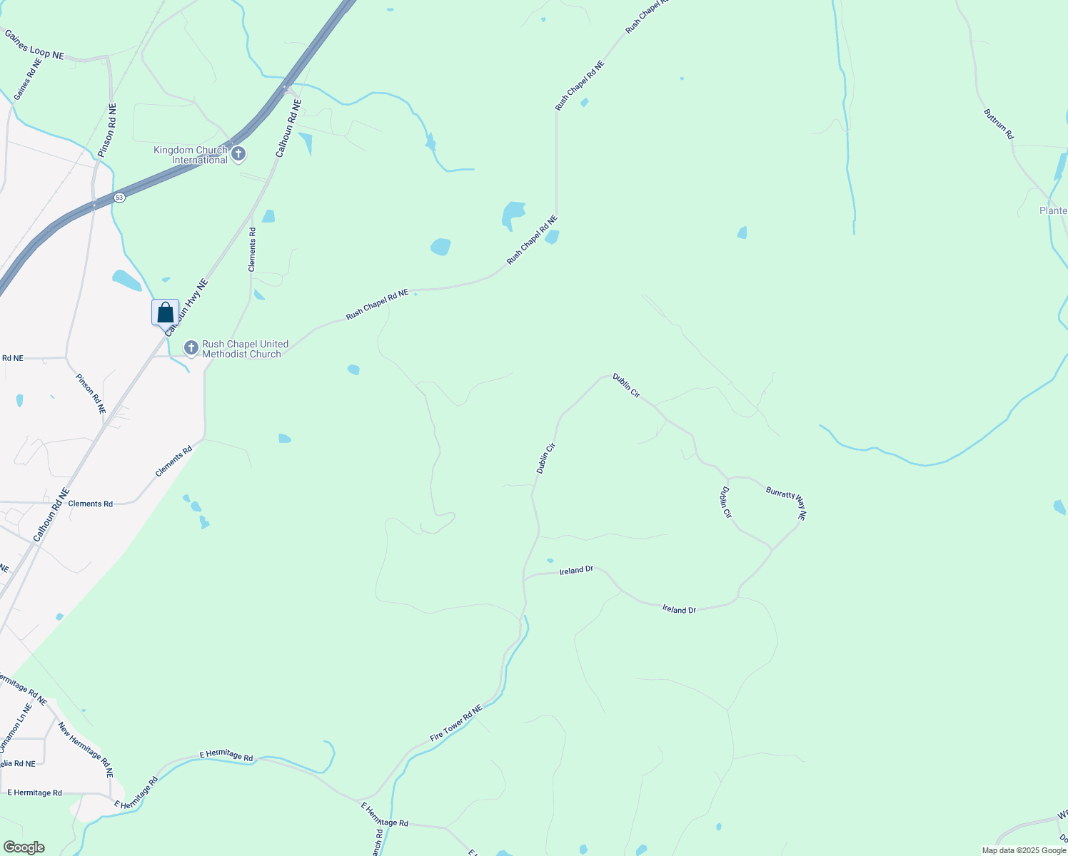 map of restaurants, bars, coffee shops, grocery stores, and more near 251 Dublin Circle in Rome