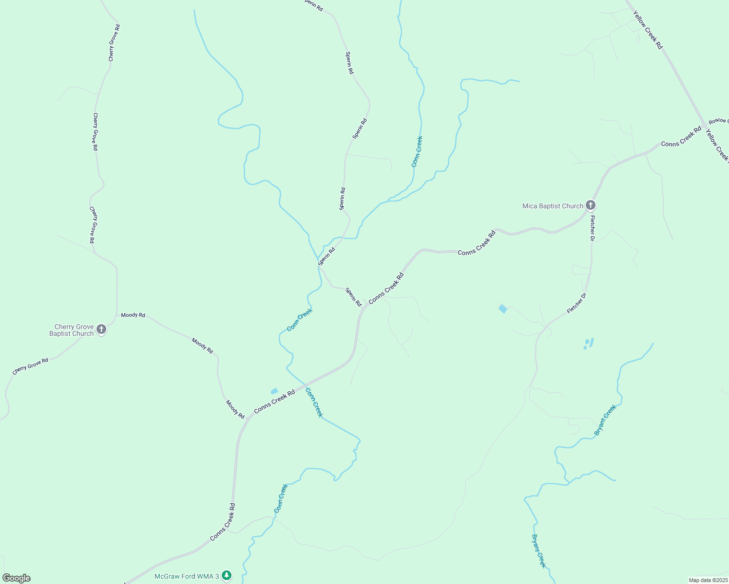 map of restaurants, bars, coffee shops, grocery stores, and more near 150 Sperin Road in Ball Ground