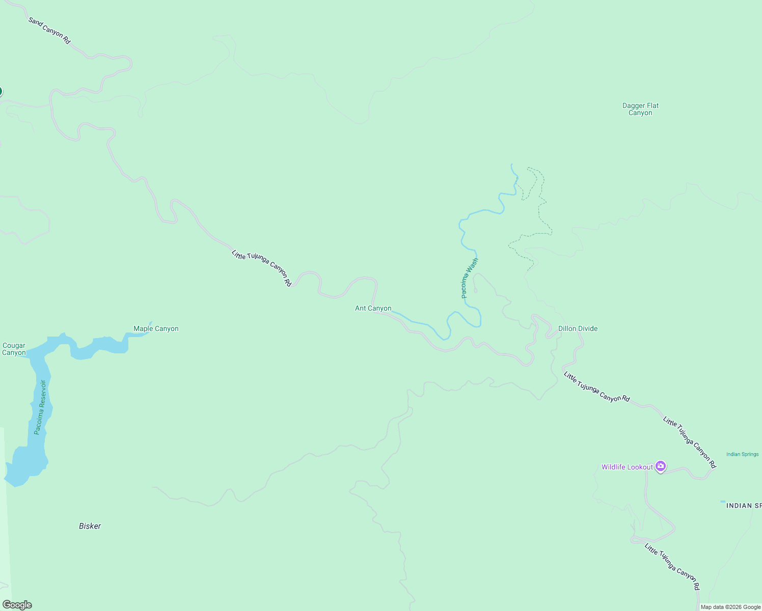 map of restaurants, bars, coffee shops, grocery stores, and more near 17832 Little Tujunga Canyon Road in Santa Clarita