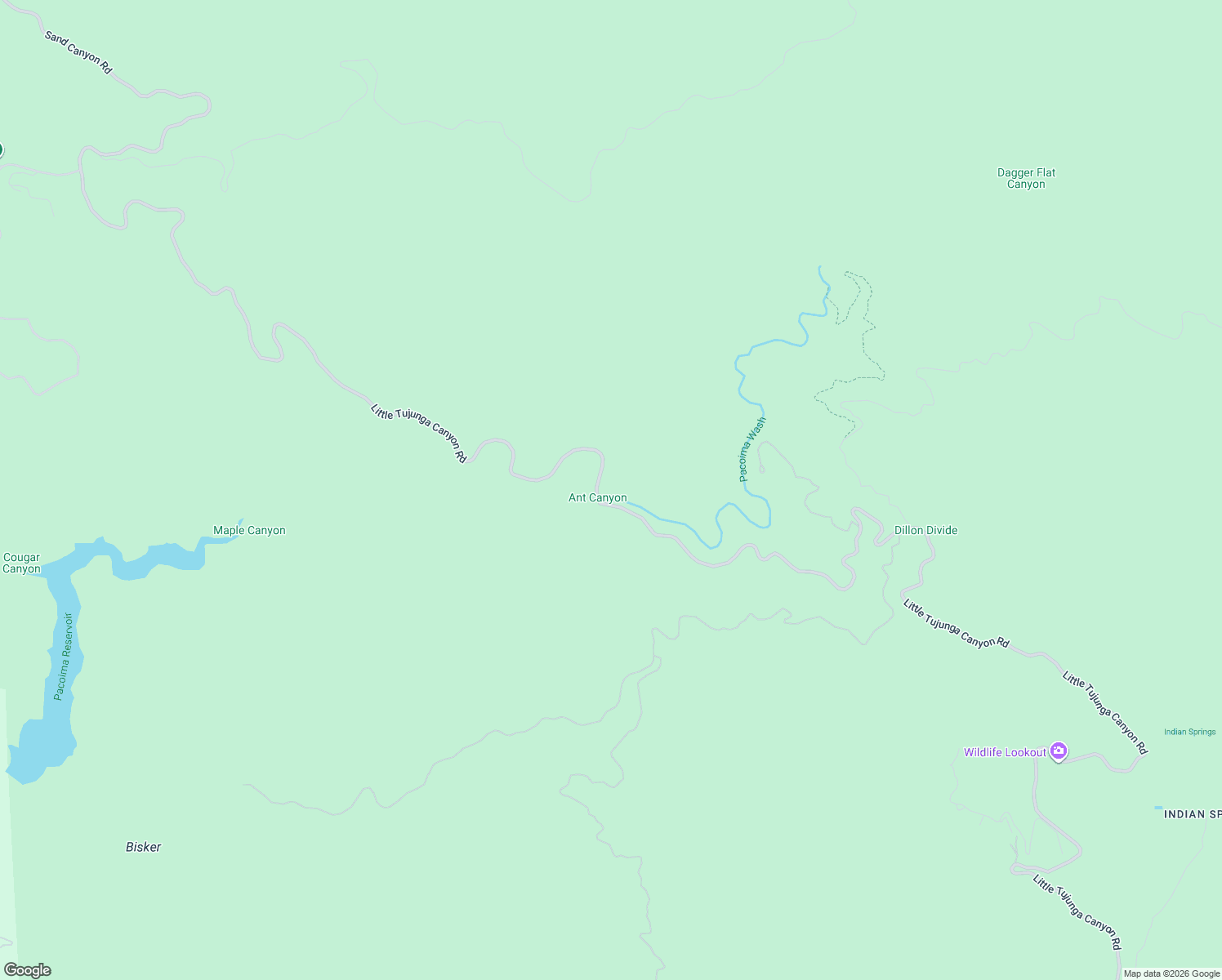 map of restaurants, bars, coffee shops, grocery stores, and more near 17832 Little Tujunga Canyon Road in Santa Clarita