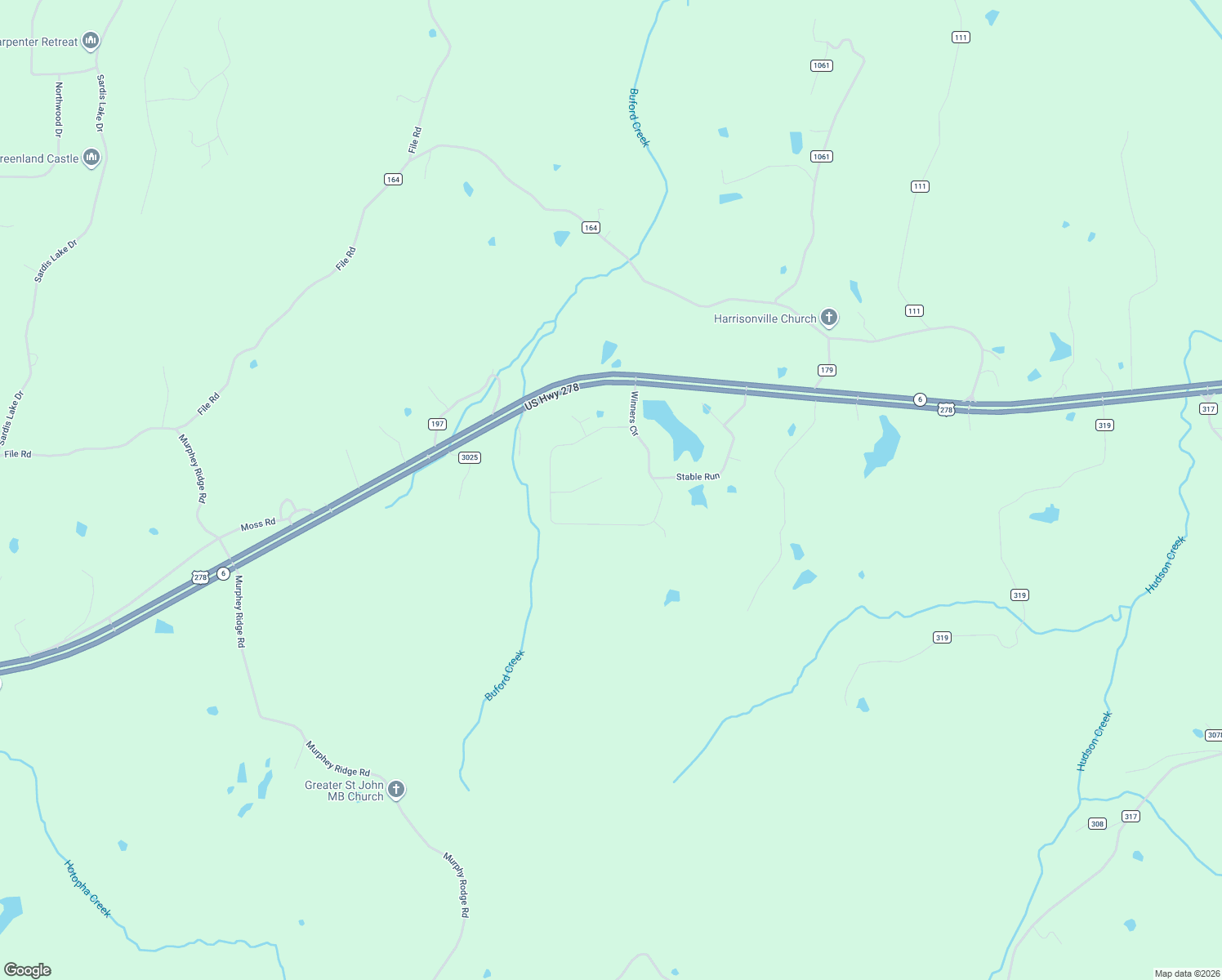 map of restaurants, bars, coffee shops, grocery stores, and more near Mississippi 6 in Oxford