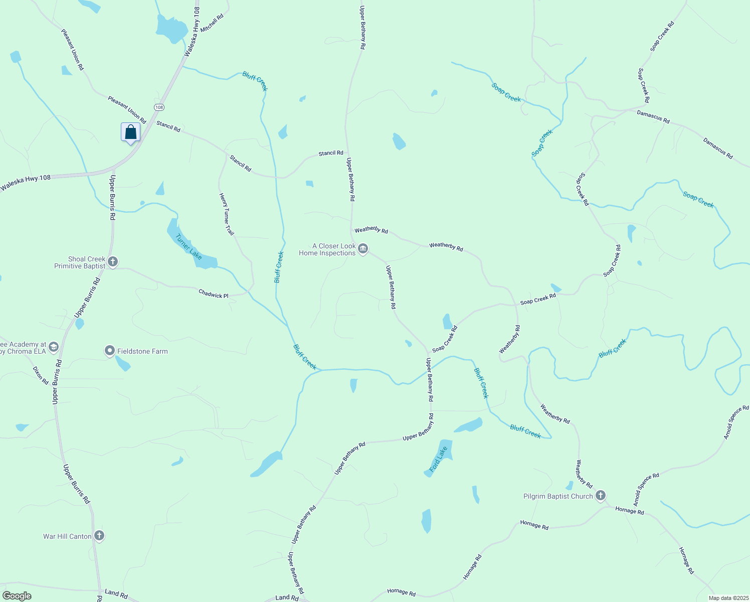map of restaurants, bars, coffee shops, grocery stores, and more near 200 Carney Court in Ball Ground