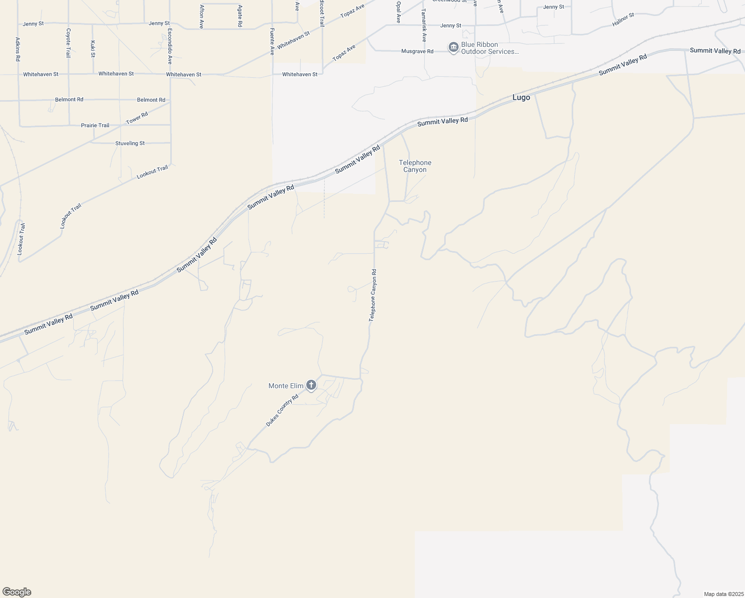 map of restaurants, bars, coffee shops, grocery stores, and more near Telephone Canyon Road in Hesperia