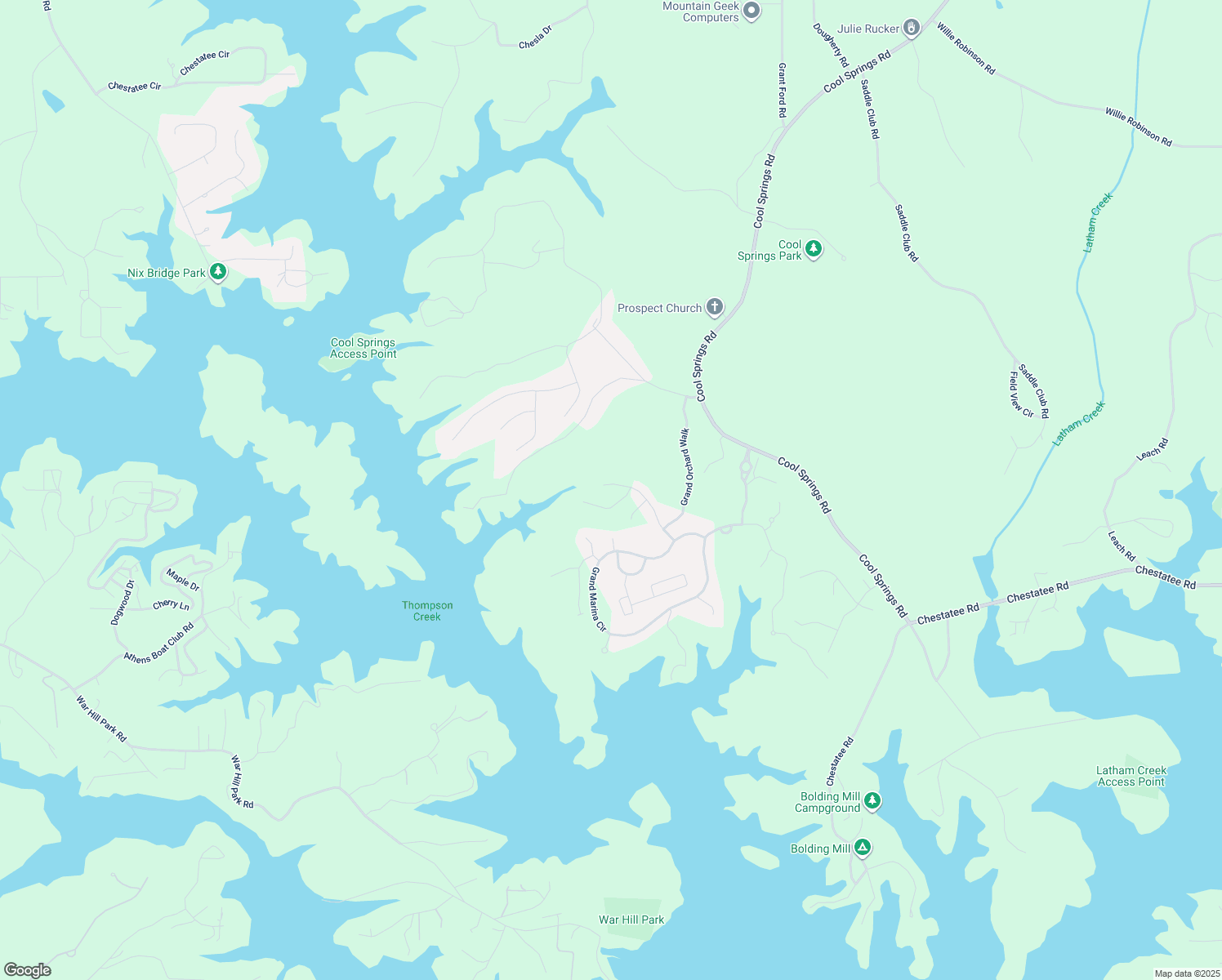 map of restaurants, bars, coffee shops, grocery stores, and more near 7061 Hammock Trail in Gainesville
