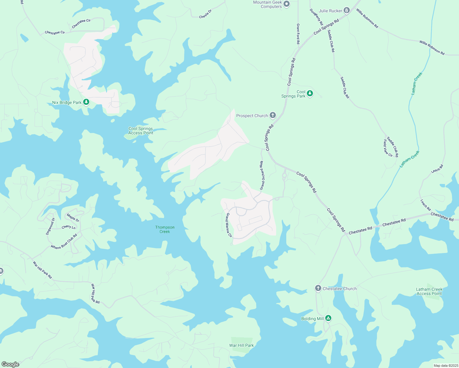 map of restaurants, bars, coffee shops, grocery stores, and more near 7069 Hammock Trail in Gainesville
