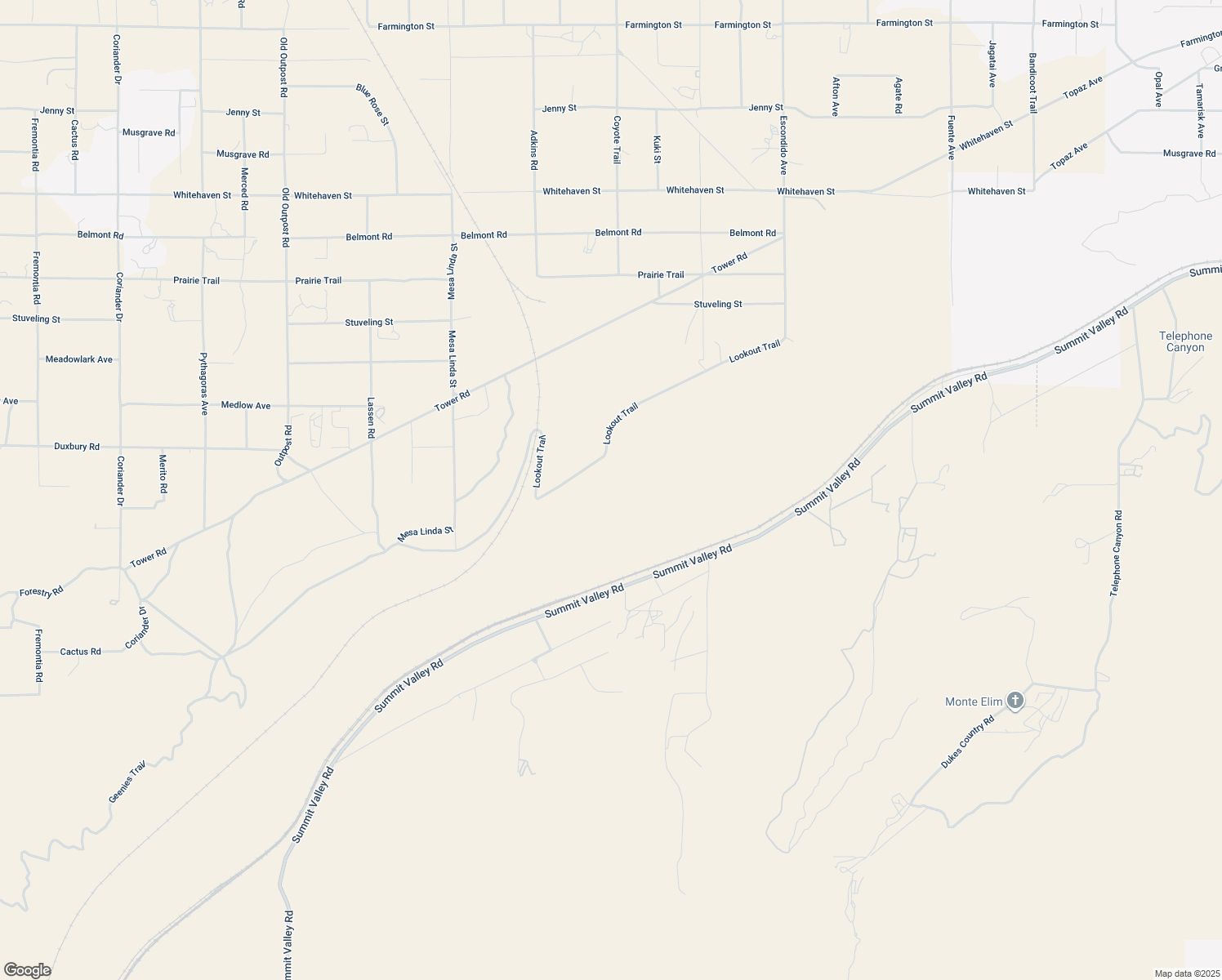 map of restaurants, bars, coffee shops, grocery stores, and more near Cedar Street in Hesperia