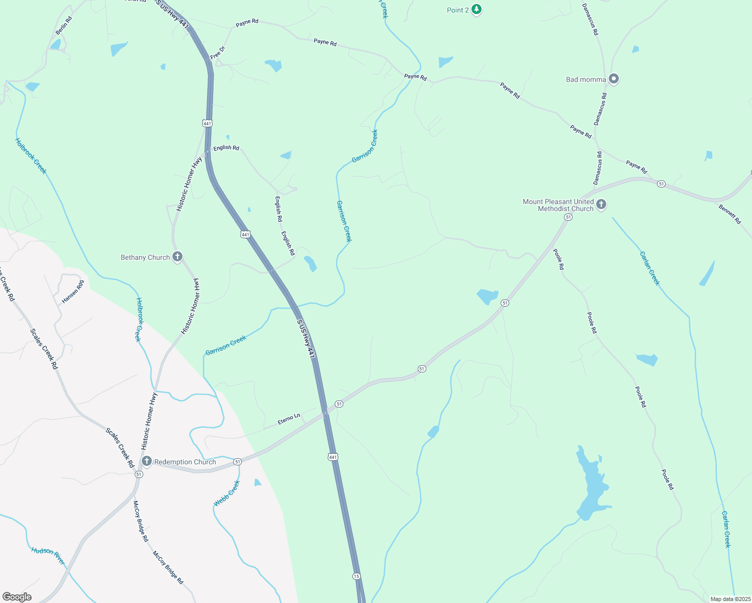 map of restaurants, bars, coffee shops, grocery stores, and more near 361 Charity Road in Homer