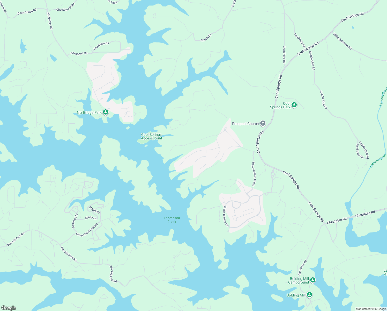map of restaurants, bars, coffee shops, grocery stores, and more near 6114 Foxmoor Court in Gainesville