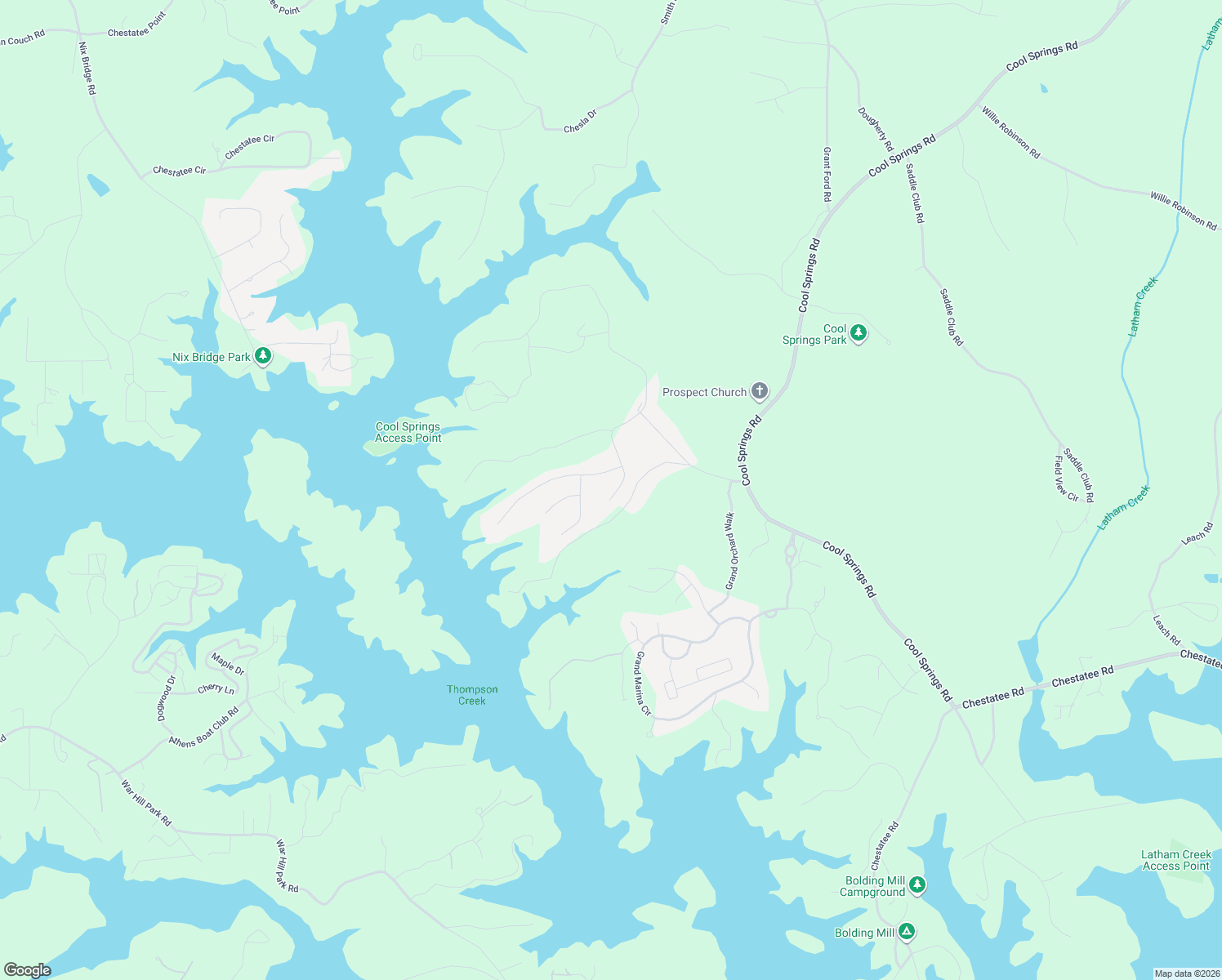 map of restaurants, bars, coffee shops, grocery stores, and more near 5960 Manchester Lane in Gainesville