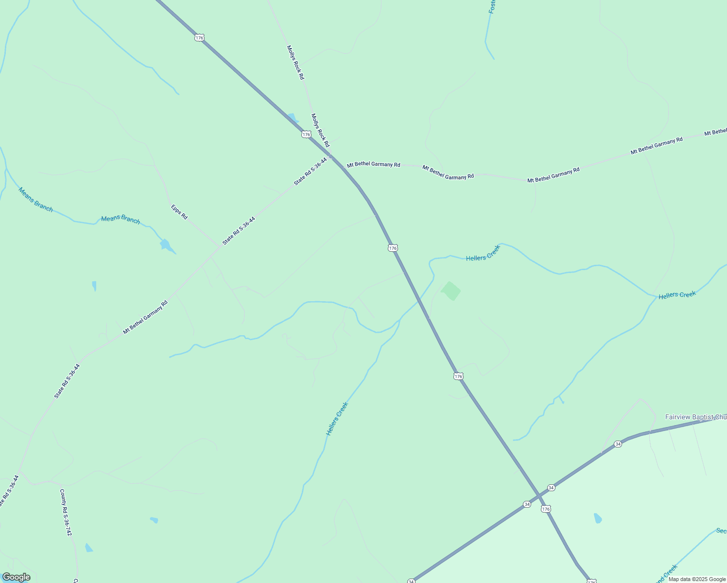 map of restaurants, bars, coffee shops, grocery stores, and more near 301 Springhill Drive in Newberry