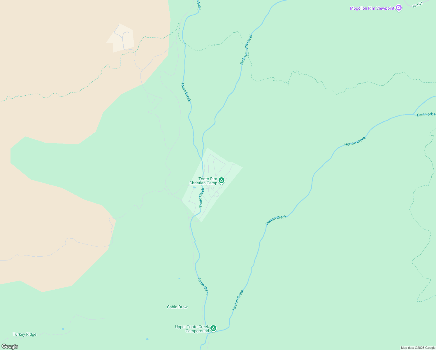 map of restaurants, bars, coffee shops, grocery stores, and more near 193 Tonto Creek Drive East in Payson