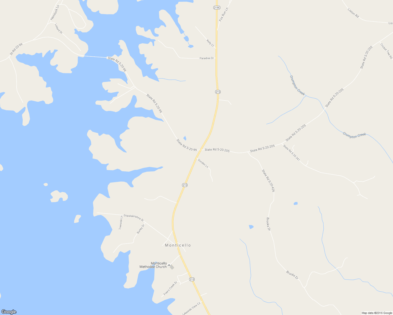 map of restaurants, bars, coffee shops, grocery stores, and more near 5593 South Carolina 215 in Blair