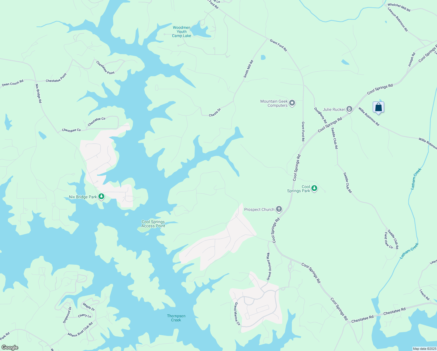 map of restaurants, bars, coffee shops, grocery stores, and more near 5975 Wellington Avenue in Gainesville