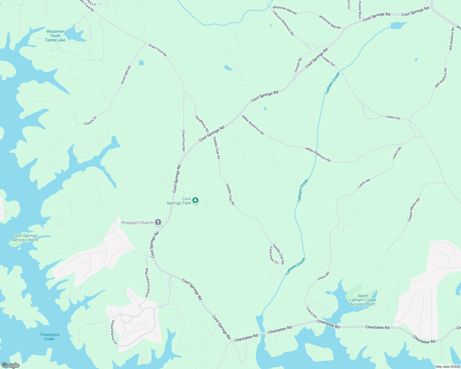 map of restaurants, bars, coffee shops, grocery stores, and more near 5517 Saddle Club Road in Gainesville
