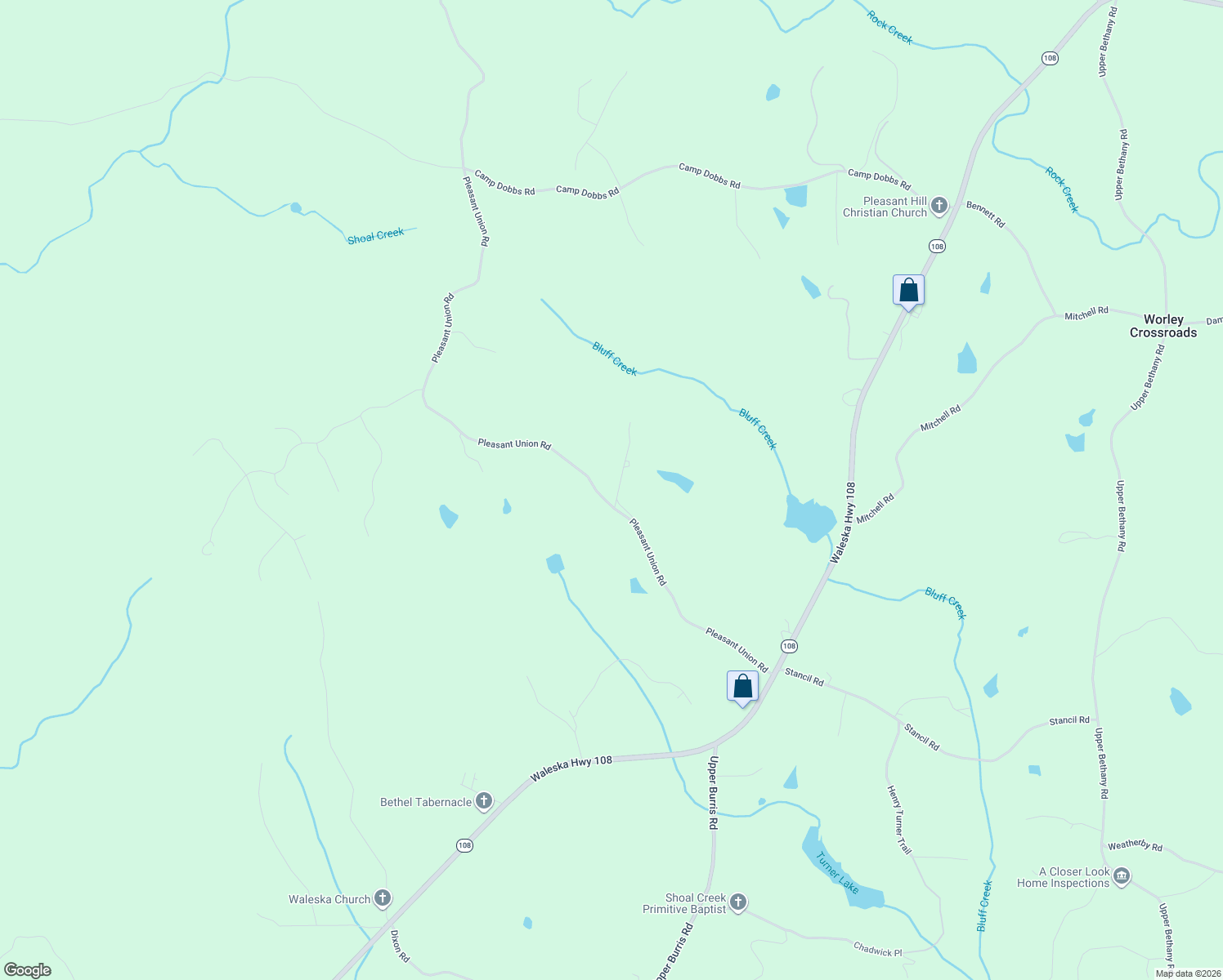 map of restaurants, bars, coffee shops, grocery stores, and more near 820 Pleasant Union Road in Canton