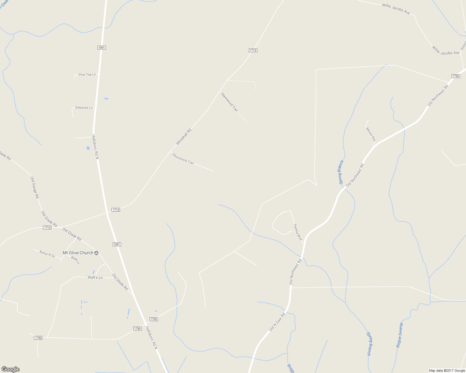 map of restaurants, bars, coffee shops, grocery stores, and more near 659 Glenwood Trail in Whiteville