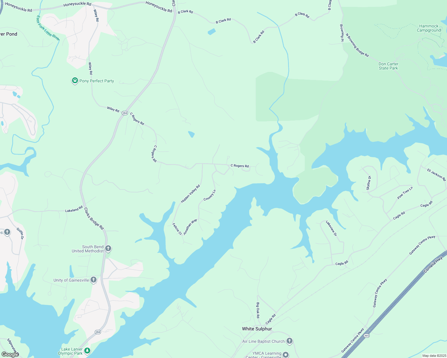 map of restaurants, bars, coffee shops, grocery stores, and more near 3264 Country View Circle in Gainesville