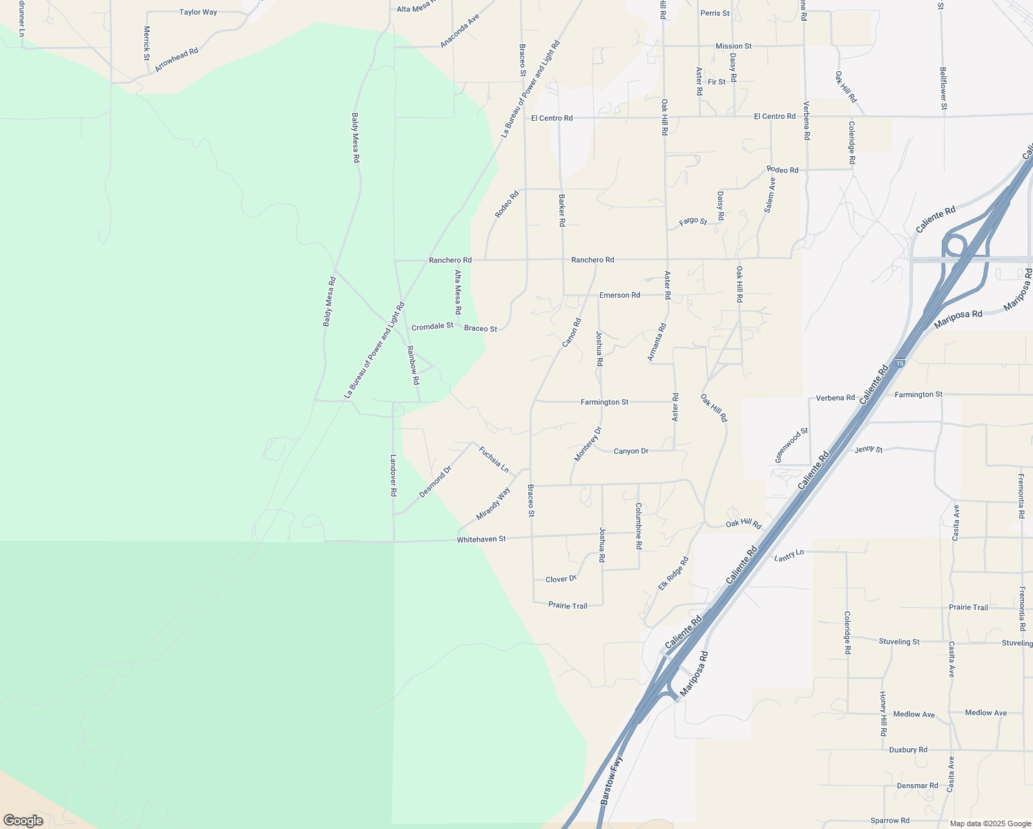 map of restaurants, bars, coffee shops, grocery stores, and more near 6848 Braceo Street in Oak Hills