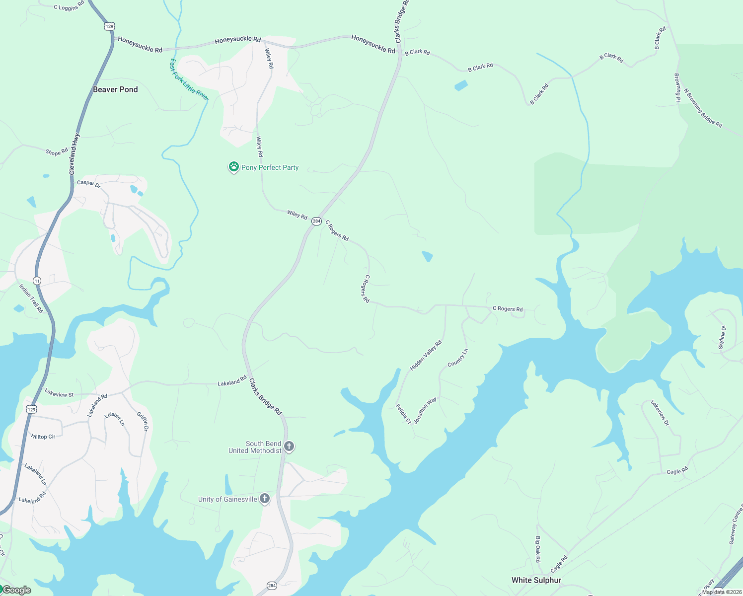 map of restaurants, bars, coffee shops, grocery stores, and more near 3947 C Rogers Rd in Gainesville