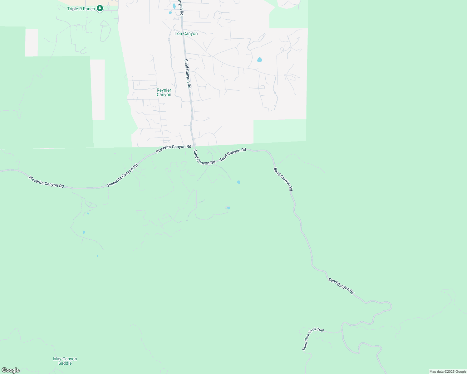 map of restaurants, bars, coffee shops, grocery stores, and more near 25933 Sand Canyon Road in Santa Clarita