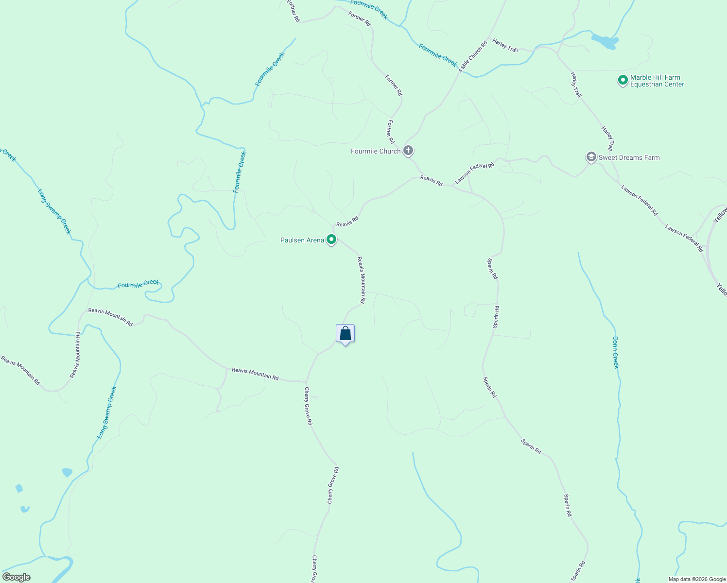 map of restaurants, bars, coffee shops, grocery stores, and more near 101 Reavis Mountain Parkway in Ball Ground