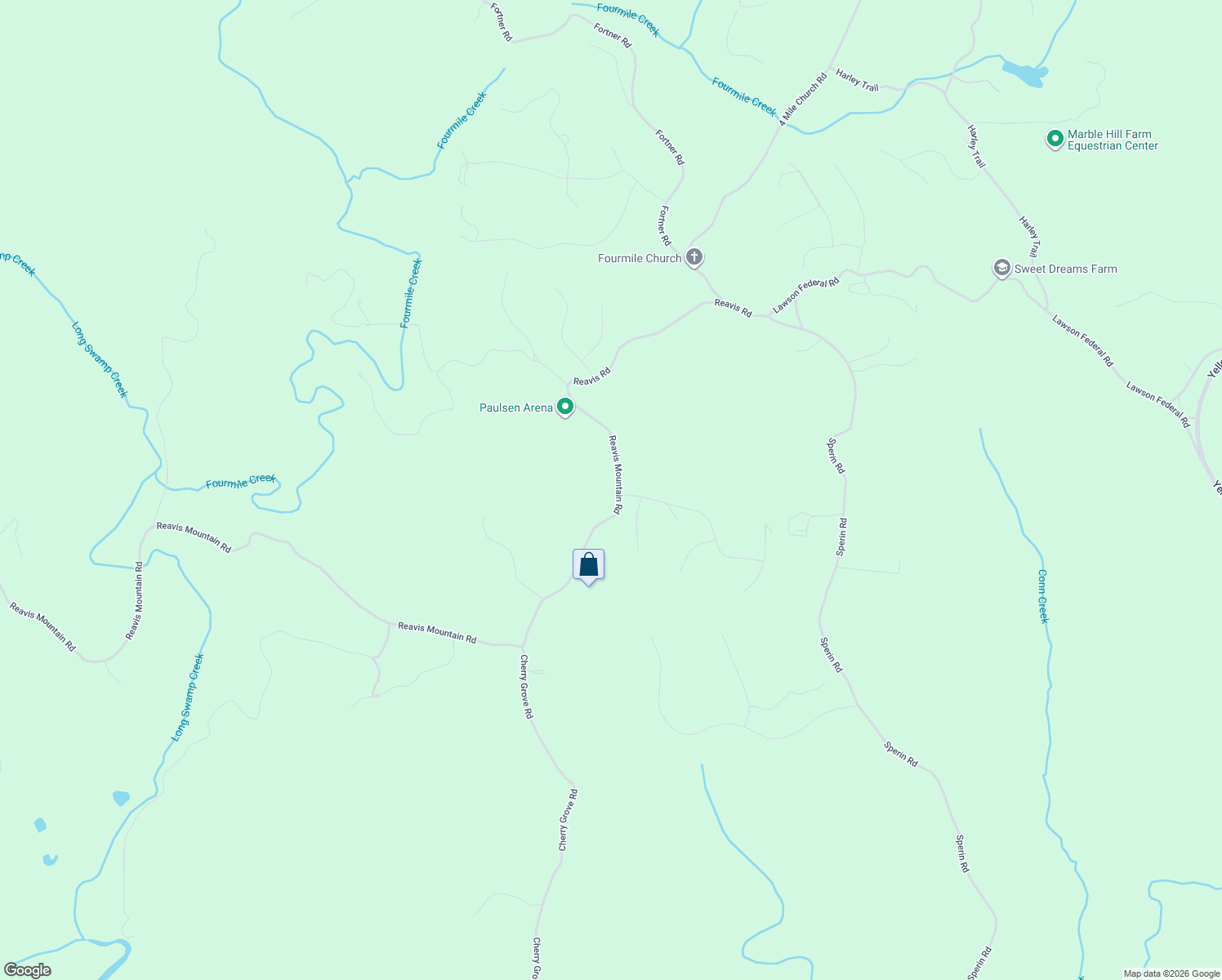 map of restaurants, bars, coffee shops, grocery stores, and more near 101 Reavis Mountain Parkway in Ball Ground