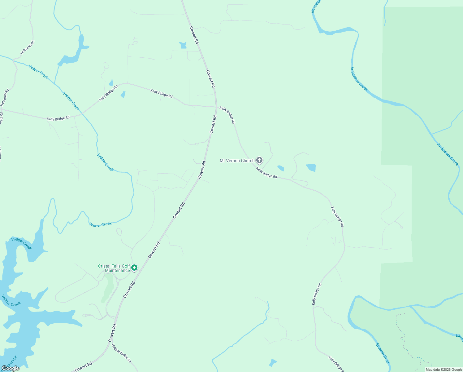 map of restaurants, bars, coffee shops, grocery stores, and more near 8185 Kelly Bridge Road in Dawsonville