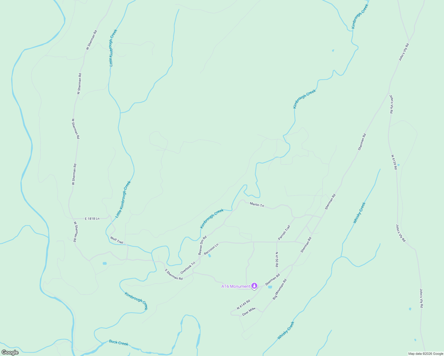 map of restaurants, bars, coffee shops, grocery stores, and more near Beaver Dam Road in Antlers
