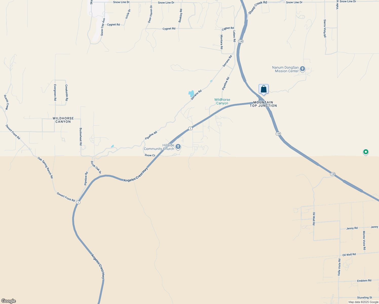 map of restaurants, bars, coffee shops, grocery stores, and more near in Wrightwood