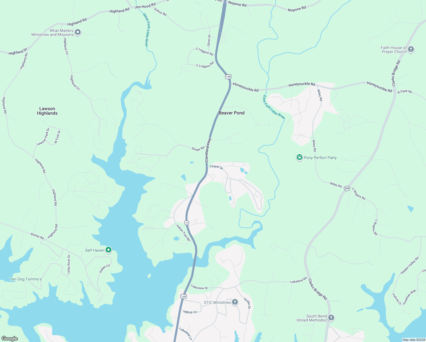 map of restaurants, bars, coffee shops, grocery stores, and more near 3518 Casper Dr in Gainesville