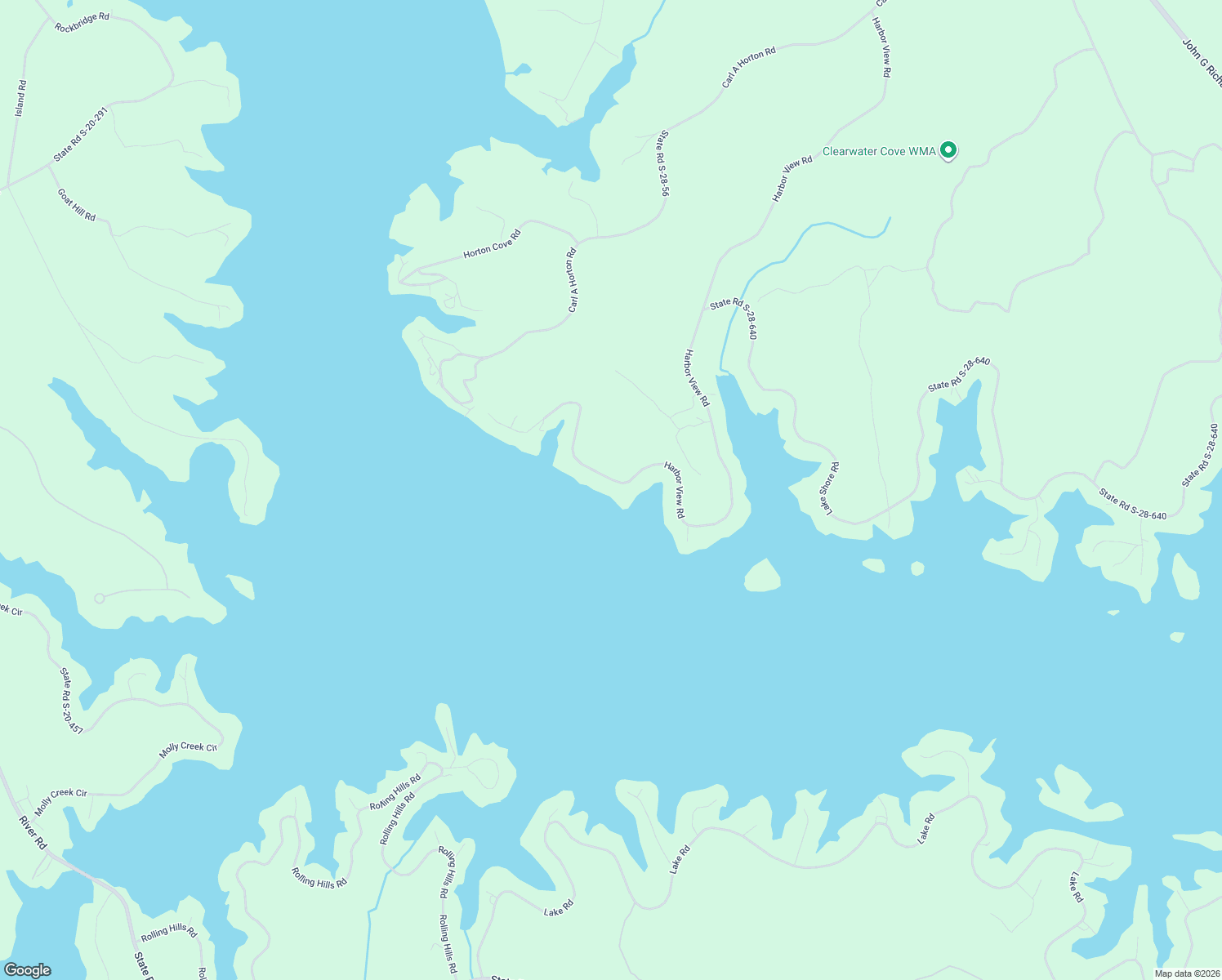 map of restaurants, bars, coffee shops, grocery stores, and more near 2553 Harbor View Road in Camden