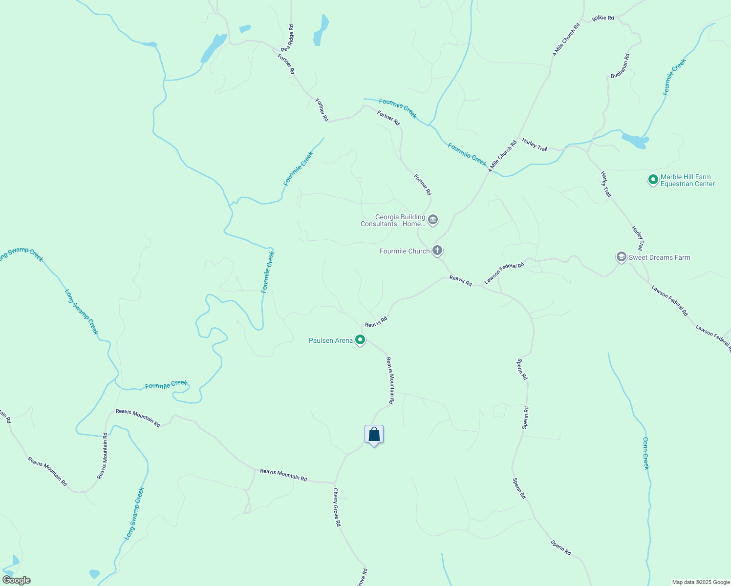 map of restaurants, bars, coffee shops, grocery stores, and more near 220 Settlers Ridge Drive in Ball Ground