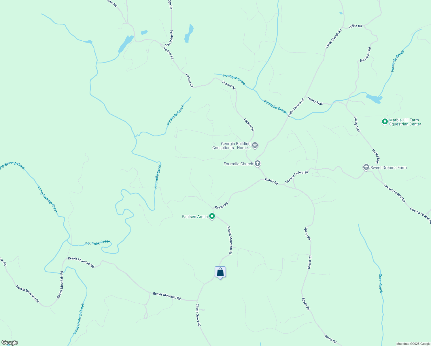 map of restaurants, bars, coffee shops, grocery stores, and more near 342 Settlers Ridge Drive in Ball Ground