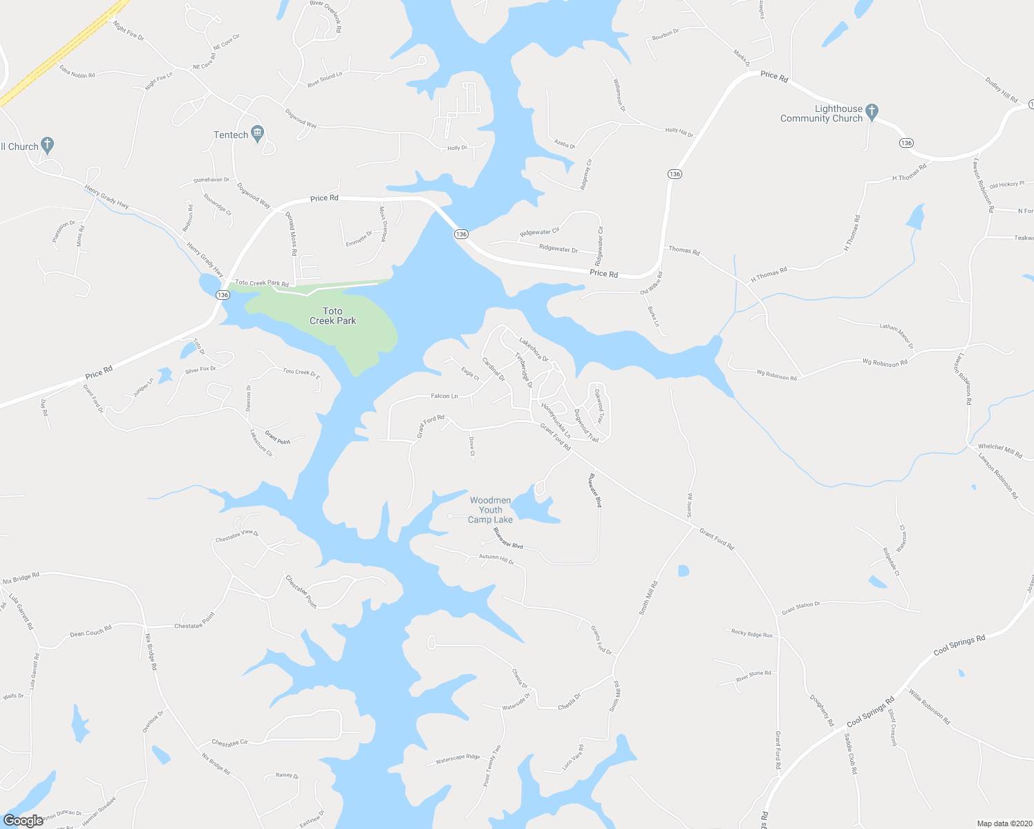 map of restaurants, bars, coffee shops, grocery stores, and more near 6120 Cardinal Drive in Gainesville