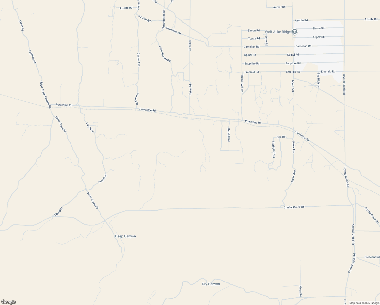 map of restaurants, bars, coffee shops, grocery stores, and more near in Lucerne Valley