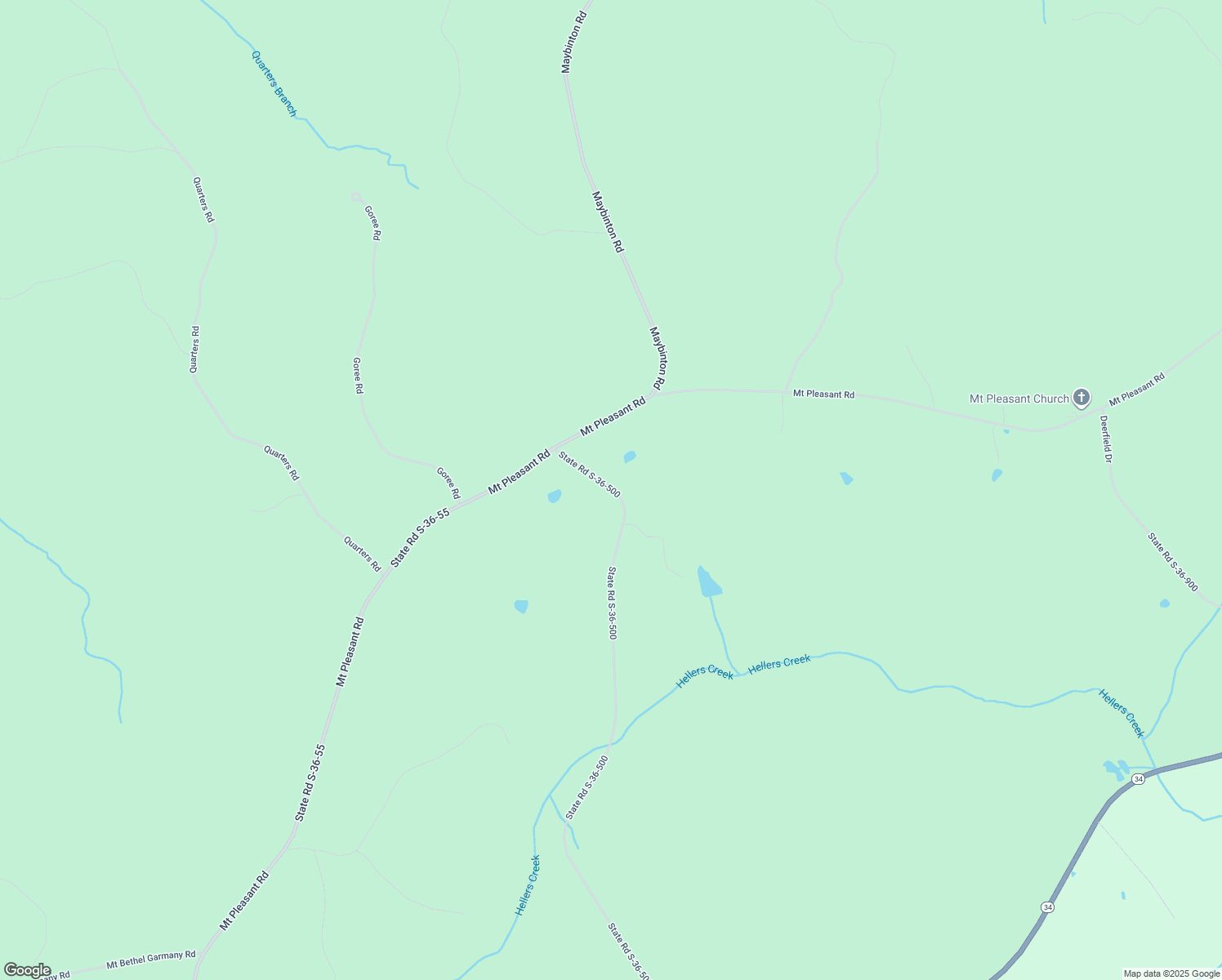 map of restaurants, bars, coffee shops, grocery stores, and more near 2055 State Road S-36-500 in Pomaria