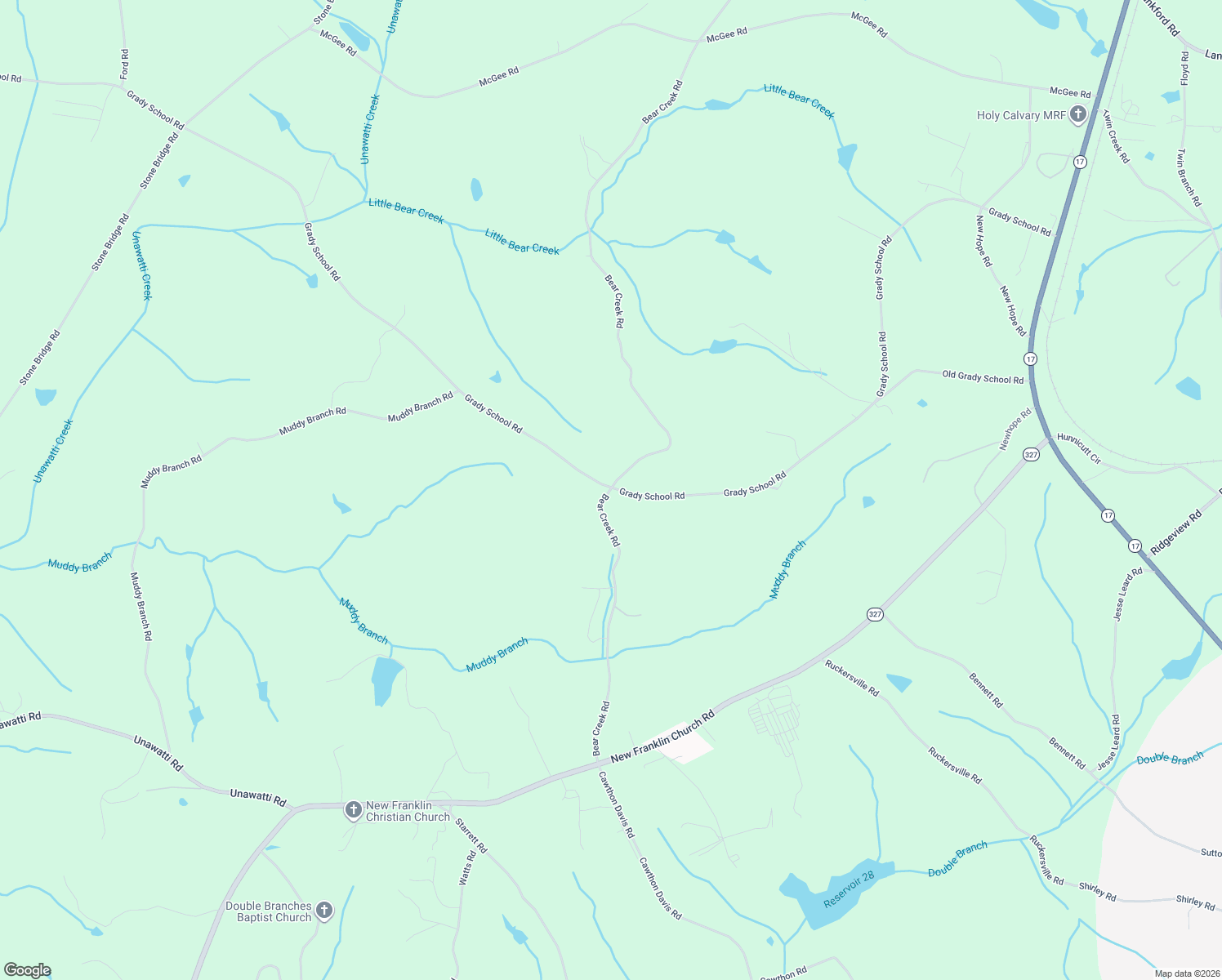 map of restaurants, bars, coffee shops, grocery stores, and more near 3799 Bear Creek Rd in Canon