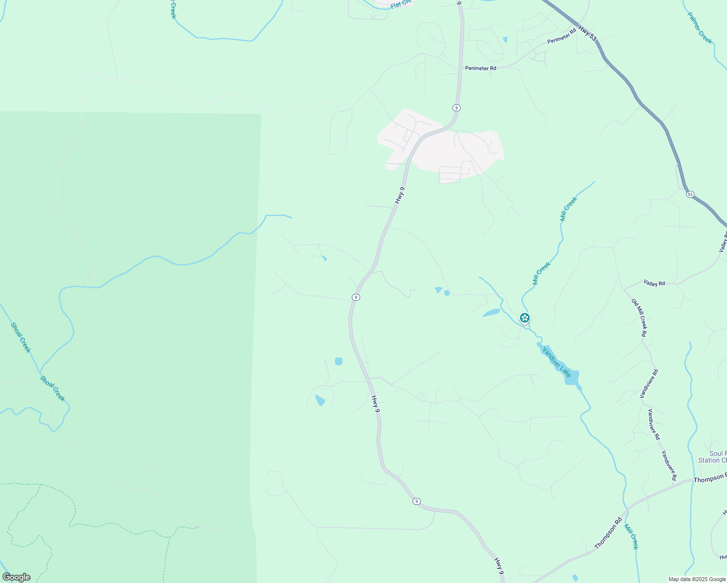 map of restaurants, bars, coffee shops, grocery stores, and more near 2211 Georgia 9 in Dawsonville